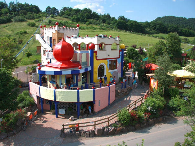 Die Rodelbahn in Niederwerbe